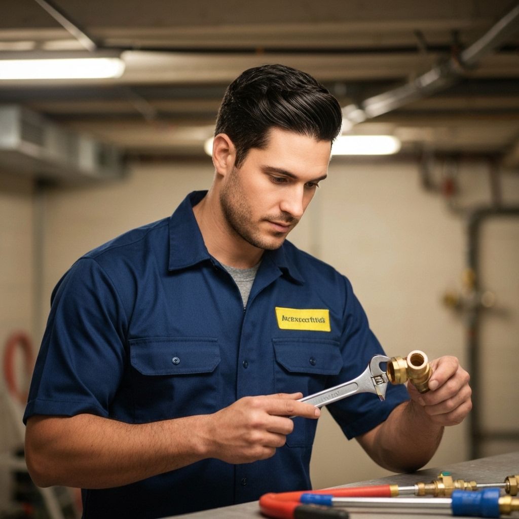 Plumbing technician